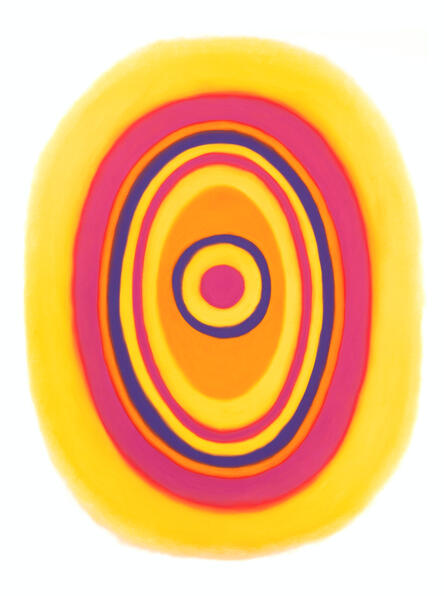 *Portal Through Which To Receie Love*, soft pastel, 2017